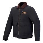 Blouson textile alpinestars mustang wp dark anthracite / dark brown - l