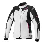 Blouson textile alpinestars rx - 5 drystar stella ice gris / noir / fushia