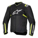 Blouson textile alpinestars t - sps air v2 black / yellow fluo - m