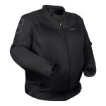 Blouson textile bering alias king size noir grandes tailles - wl