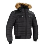 Blouson textile bering amber noir - s