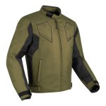 Blouson textile bering asphalt kaki - l