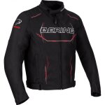 Blouson textile bering forcio noir / blanc / rouge - s