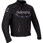 Blouson textile bering forcio noir / blanc / rouge / bleu - s