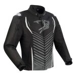 Blouson textile bering gang noir / gris / blanc - s Blouson textile bering gang noir / gris / blanc - s