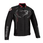 Blouson textile bering guardian noir / blanc / rouge - s
