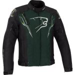 Blouson textile bering tiberius noir / blanc / kaki / fluo - s