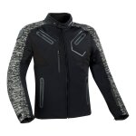 Blouson textile bering voltor noir / gris - m