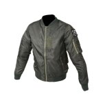 Blouson textile booster bomber vert - s
