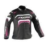 Blouson textile enfant ixon lover kid noir / blanc / rose - 10 ans