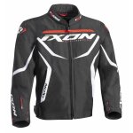 Blouson textile enfant ixon sprinter kid noir / blanc / rouge - 06 ans