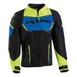 Blouson textile enfant ixon striker air kid noir / bleu / jaune - 6ans