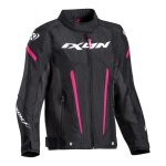 Blouson textile enfant ixon striker kid noir / fushia - 6ans