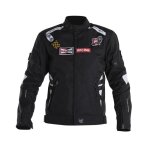 Blouson textile enfant v'quattro sp21 noir / blanc - 6 ans
