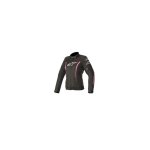 Blouson textile femme alpinestars stella gunner v2 waterproof noir / ros
