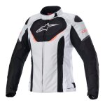 Blouson textile femme alpinestars stella t - jaws v3 waterproof ice gris