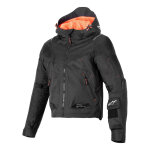 Blouson textile femme alpinestars stella molly air black / fluo coral - l