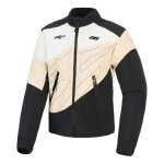 Blouson textile femme alpinestars stella moshell black sand off white -