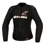 Blouson textile femme alpinestars stella smx air black / white / red fluo -