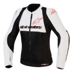 Blouson textile femme alpinestars stella smx air ice gray / black / coral