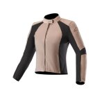 Blouson textile femme alpinestars vika v2 vegan suede rose p�le - 38