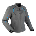 Blouson textile femme bering lady dundy gris / bleu - t1 Blouson textile femme bering lady dundy gris / bleu - t1