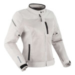 Blouson textile femme bering lady ozone argent - t0