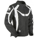 Blouson textile femme furygan mykki noir / blanc - s