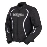 Blouson textile femme furygan odessa noir / blanc - s