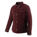 Blouson textile femme helstons detroit girl bordeaux - s