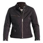 Blouson textile femme helstons laureen noir - l