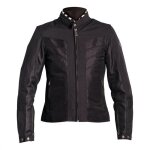 Blouson textile femme helstons sarah noir - s