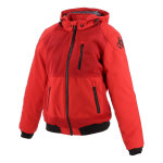 Blouson textile femme helstons softy air rouge - xl