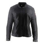 Blouson textile femme helstons widow noir - s