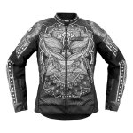 Blouson textile femme icon overlord3 � noble woman noir / blanc - s