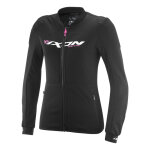 Blouson textile femme ixon arma lady noir / blanc / rose vif - xs