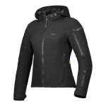 Blouson textile femme ixon burning lady noir - s