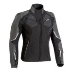 Blouson textile femme ixon cell noir / anthracite / blanc - xs