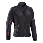 Blouson textile femme ixon cell noir / fushia - s Blouson textile femme ixon cell noir / fushia - s