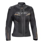 Blouson textile femme ixon draco lady anthracite / noir / or - xs