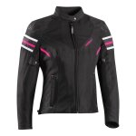 Blouson textile femme ixon ilana evo noir / fuschia - xs