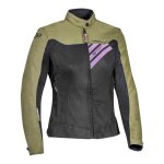 Blouson textile femme ixon orion lady noir / kaki / rose - xs Blouson textile femme ixon orion lady noir / kaki / rose - xs