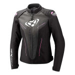 Blouson textile femme ixon prodigy lady noir / anthracite / rose vif - xs