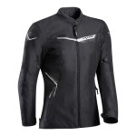 Blouson textile femme ixon slash noir / argent - s
