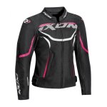 Blouson textile femme ixon sprinter air noir / fushia - xs