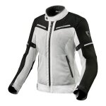 Blouson textile femme rev'it airwave 3 argent / noir - 46