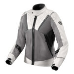 Blouson textile femme rev it airwave 4 ladies silver / anthracite - 42
