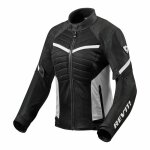 Blouson textile femme rev'it arc air ladies noir / blanc - 36