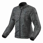 Blouson textile femme rev it shade h2o ladies l�opard gris fonc� -