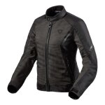 Blouson textile femme rev it torque 2 h2o ladies noir / anthracite - 34